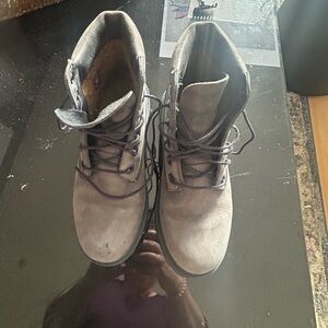 Timberland Gray Ankle Boots